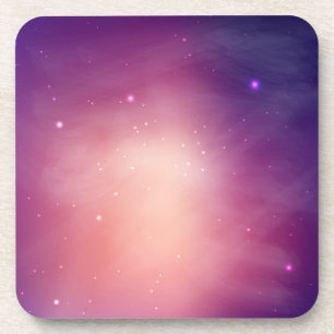 Space pattern coaster