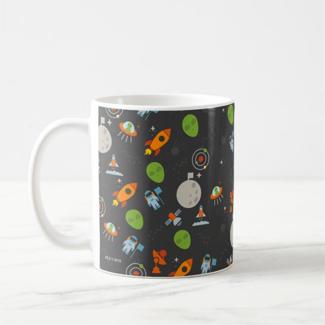Space Pattern Coffee Mug (Left)