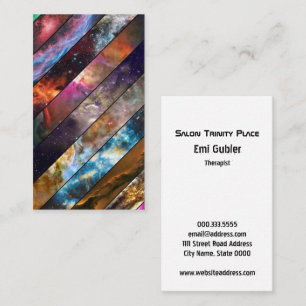 Space Pattern Cool Design Business Card