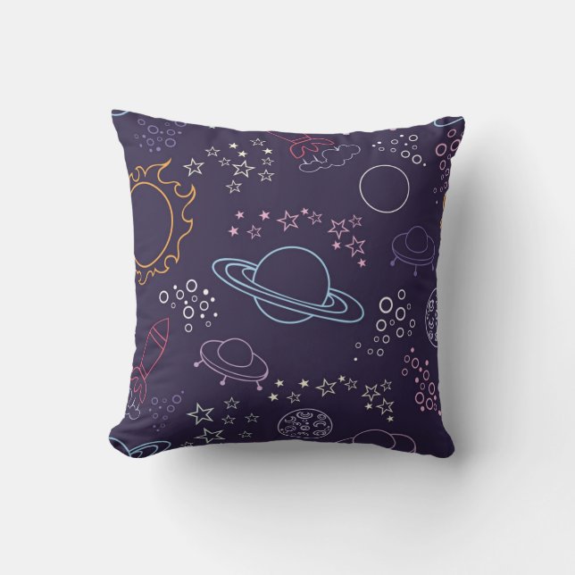 Space pattern cushion (Front)