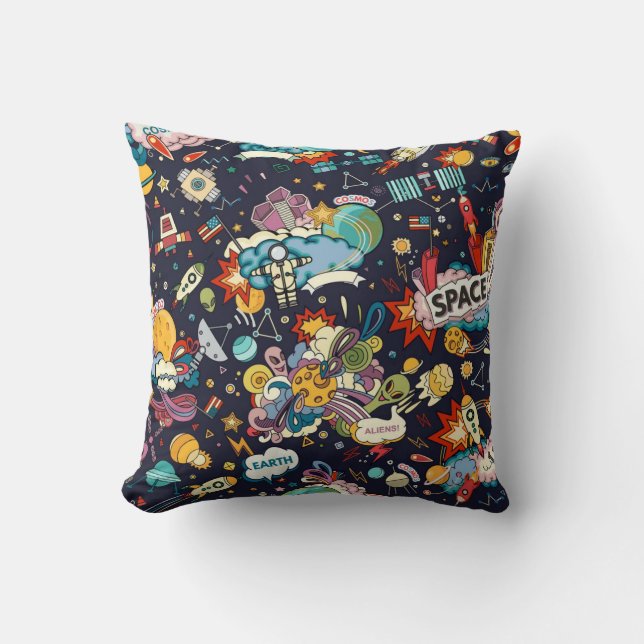 Space pattern cushion (Front)