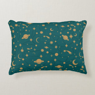 Space pattern decorative cushion