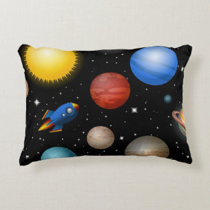 Space pattern decorative cushion