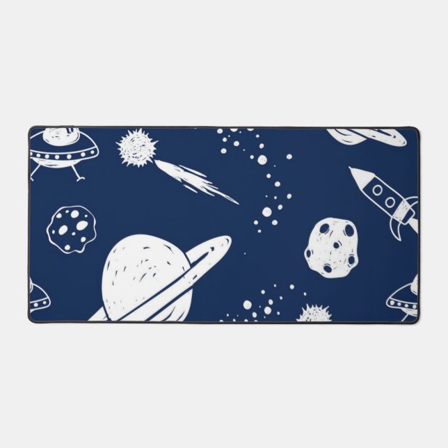 Space pattern desk mat (Front)