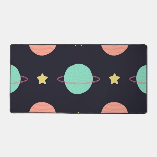 Space pattern desk mat (Front)