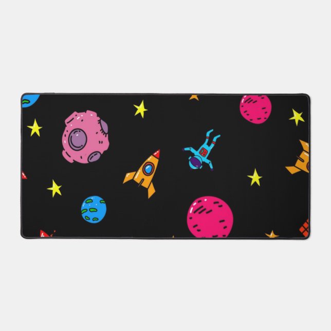Space pattern desk mat (Front)