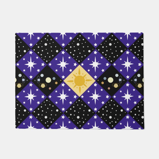 Space Pattern Doormat (Front)