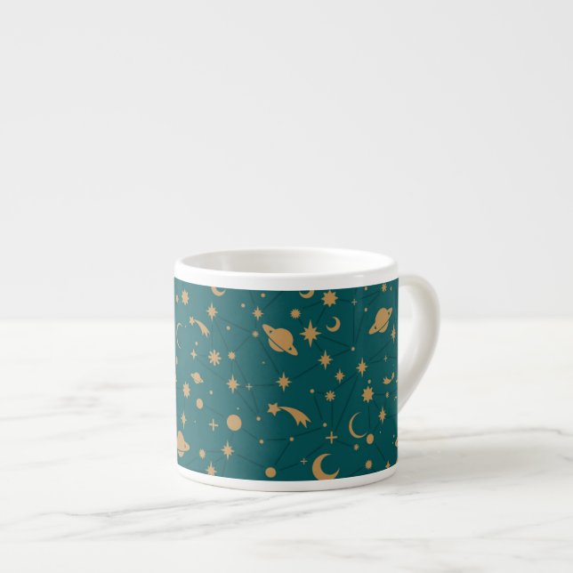 Space pattern espresso cup (Front Right)