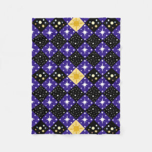 Space Pattern Fleece Blanket