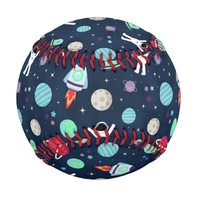 Space Pattern illustration Baseball (Front)