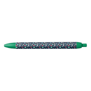 Space Pattern illustration Blue Ink Pen