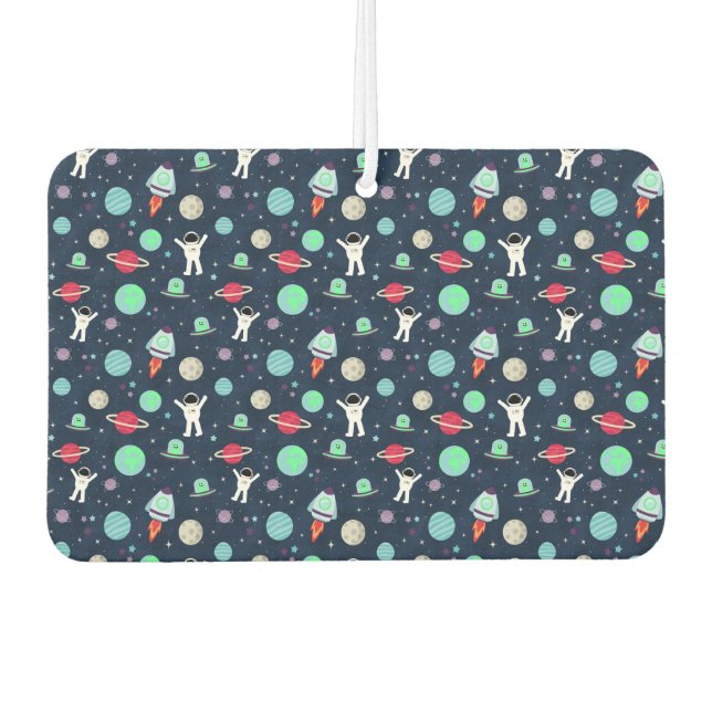 Space Pattern illustration Car Air Freshener (Front)