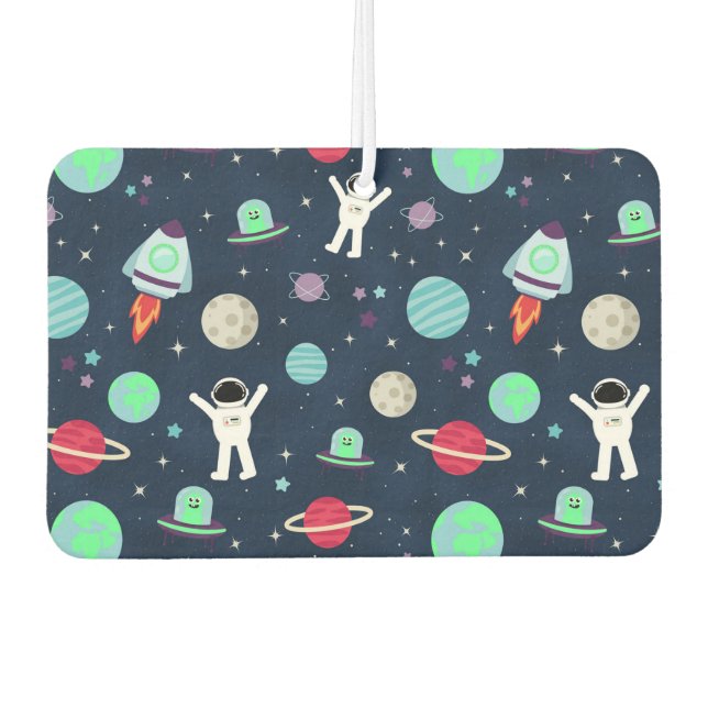 Space Pattern illustration Car Air Freshener (Front)
