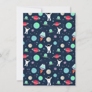 Space Pattern illustration Card