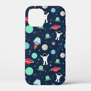 Space Pattern illustration iPhone 12 Mini Case