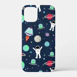 Space Pattern illustration iPhone 12 Mini Case