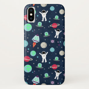 Space Pattern illustration iPhone X Case
