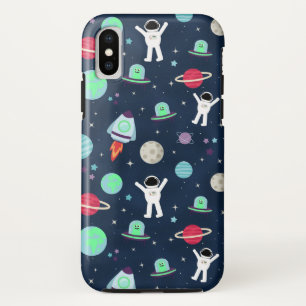 Space Pattern illustration iPhone XS Case
