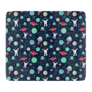 Space Pattern illustration Cutting Board