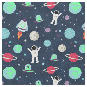 Space Pattern illustration Fabric