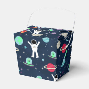 Space Pattern illustration Favour Box