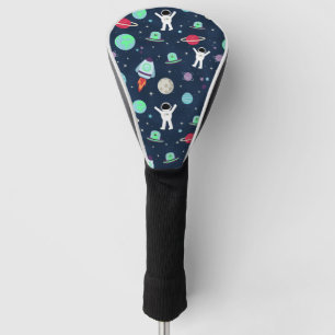Space Pattern illustration Golf Head Cover