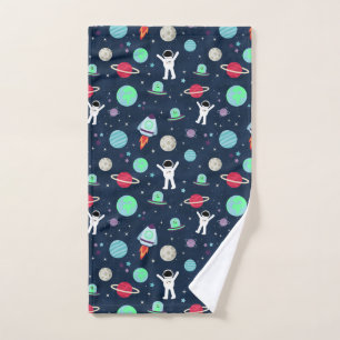 Space Pattern illustration Hand Towel