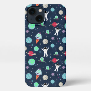 Space Pattern illustration iPhone 13 Case