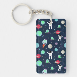 Space Pattern illustration Key Ring