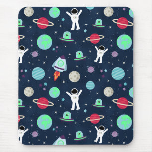 Space Pattern illustration Mouse Mat