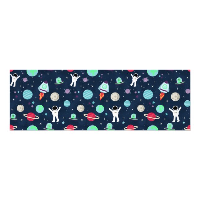 Space Pattern illustration Photo Print (Front)