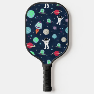 Space Pattern illustration Pickleball Paddle