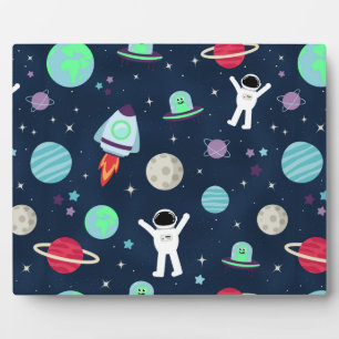 Space Pattern illustration Plaque