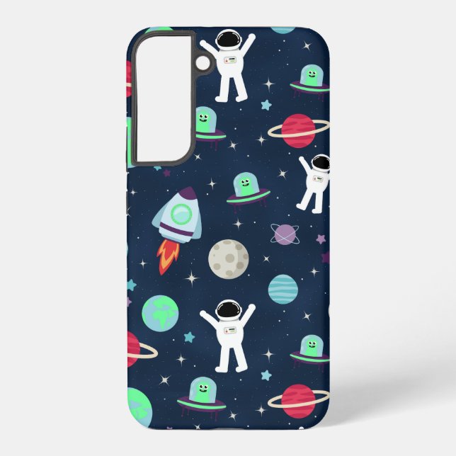 Space Pattern illustration Samsung Galaxy S22+ Case (Back)
