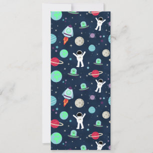 Space Pattern illustration Save The Date