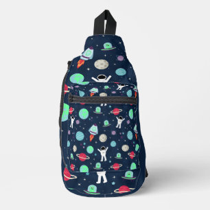 Space Pattern illustration Sling Bag