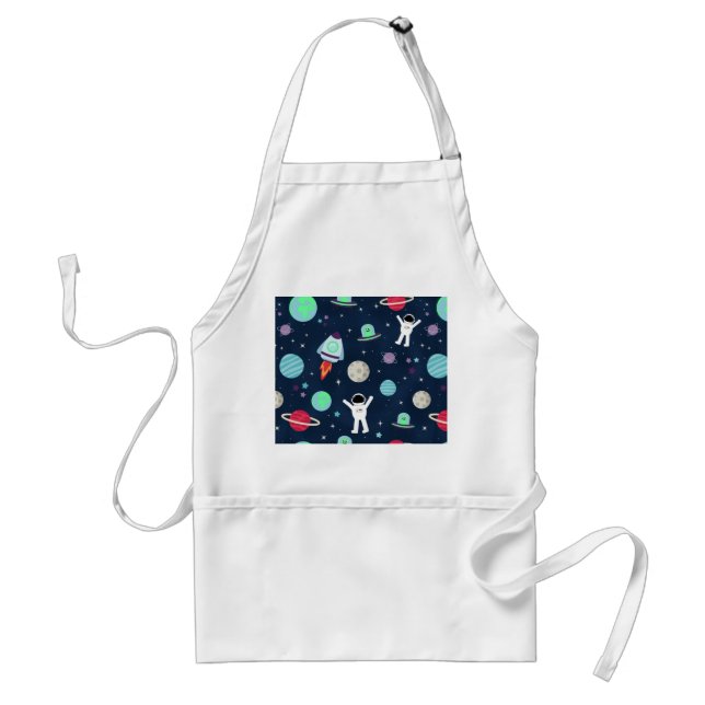 Space Pattern illustration Standard Apron (Front)