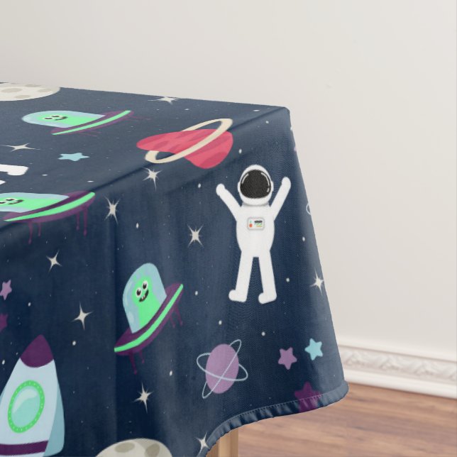 Space Pattern illustration Tablecloth (In Situ)
