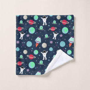 Space Pattern illustration Wash Cloth