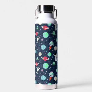 Space Pattern illustration Water Bottle