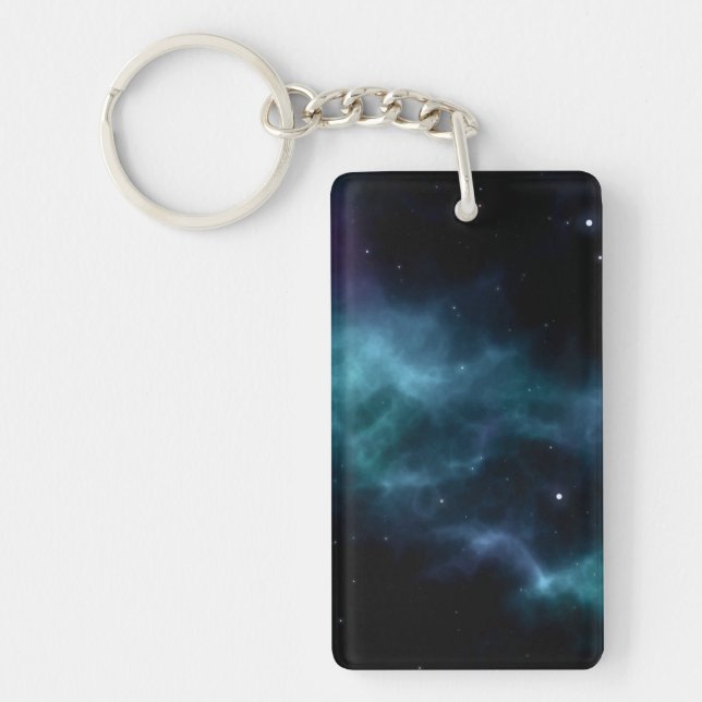 Space pattern key ring (Front)