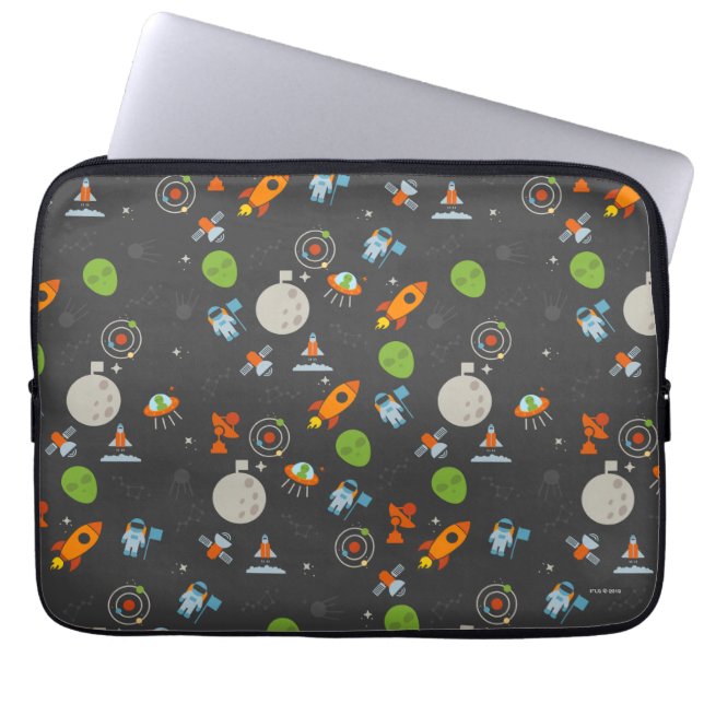 Space Pattern Laptop Sleeve (Front)