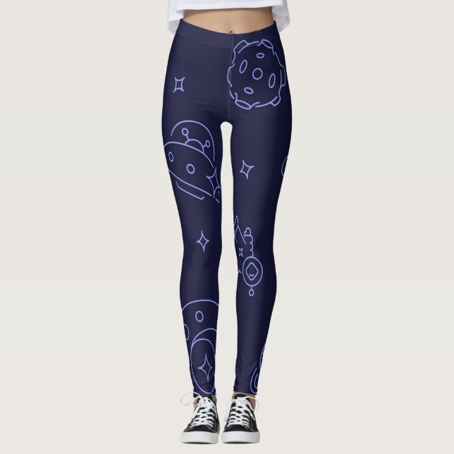 Space pattern leggings (Front)