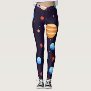 Space pattern leggings