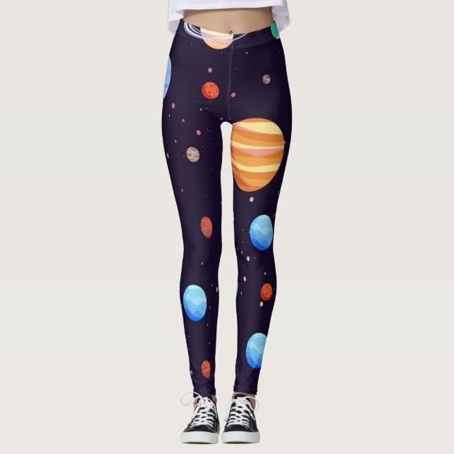 Space pattern leggings (Front)