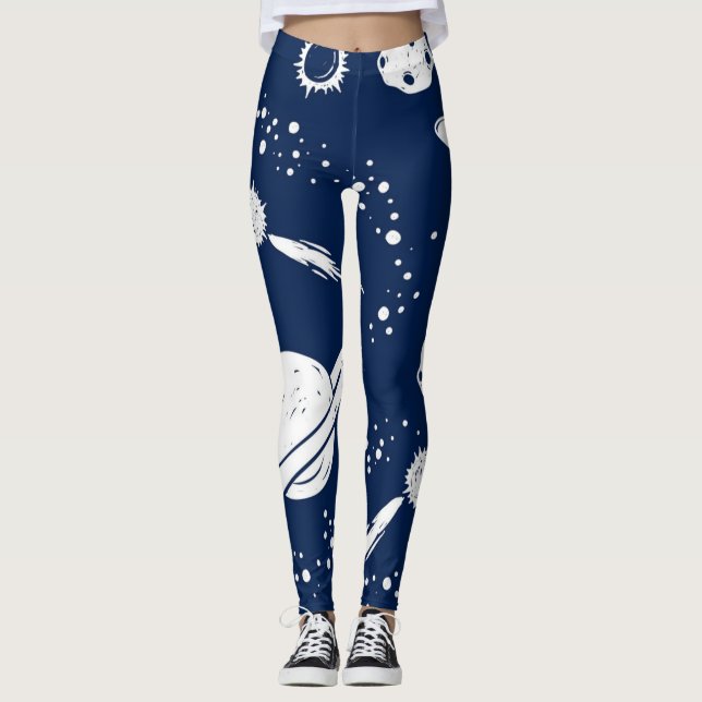 Space pattern leggings (Front)