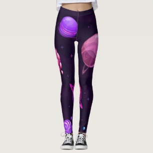 Space pattern leggings