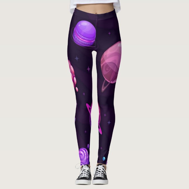Space pattern leggings (Front)