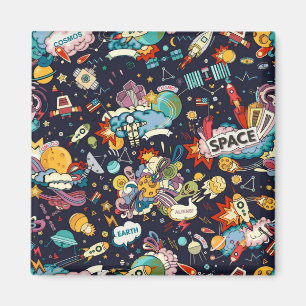 Space pattern magnet