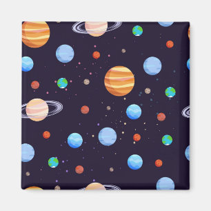 Space pattern magnet